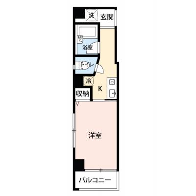 【🌸心機一転🌸春の引越し応援キャンペーン🏡🌷】【禁煙🚭/テレワークに最適🌟無料高速Wi-Fi使い放題🎧】マイナビSTAYミライエ旗の台　703の物件間取り図
