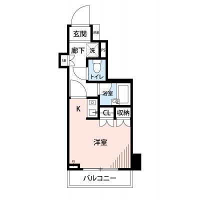 【🎉初期費用オフ｜お得なキャンペーン】【禁煙🚭/Wi-Fi無料🌐】マイナビSTAYミライエ目黒青葉台　602の物件間取り図
