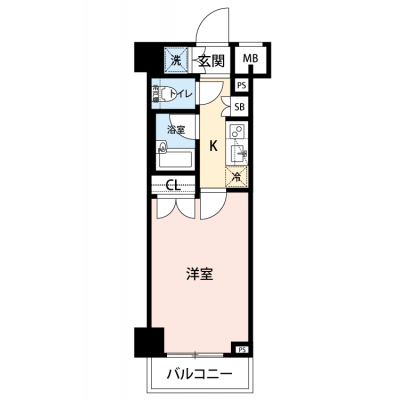 【🌈🍀初夏のお得キャンペーン開催🍀🌈】【禁煙🚭/テレワークに最適🌟無料高速Wi-Fi使い放題🎧】マイナビSTAY西新宿10　303の物件間取り図