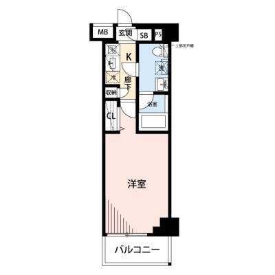 【🎉初期費用オフ｜お得なキャンペーン】【禁煙🚭/Wi-Fi無料🌐】マイナビSTAY本蓮沼コート　405の物件間取り図