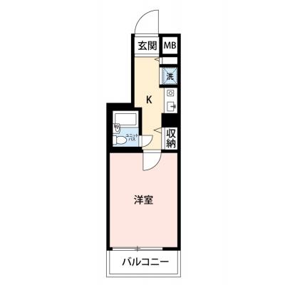 【🎉初期費用オフ｜お得なキャンペーン】【禁煙🚭】マイナビSTAYパレス十条　602｜帝京大学医学部附属病院周辺の物件間取り図