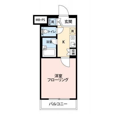 【🌿快適シーズン引越し応援キャンペーン🏡🌈】【禁煙🚭/テレワークに最適🌟無料高速Wi-Fi使い放題🎧】マイナビSTAYミライエ東高円寺　207の物件間取り図