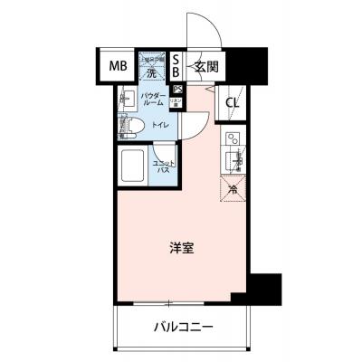 【🎉初期費用オフ｜お得なキャンペーン】【禁煙🚭/Wi-Fi無料🌐】マイナビSTAY横浜大通り公園　603の物件間取り図