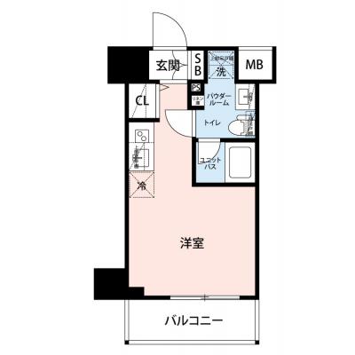 【🎉初期費用オフ｜お得なキャンペーン】【禁煙🚭/Wi-Fi無料🌐】マイナビSTAY横浜大通り公園　604の物件間取り図