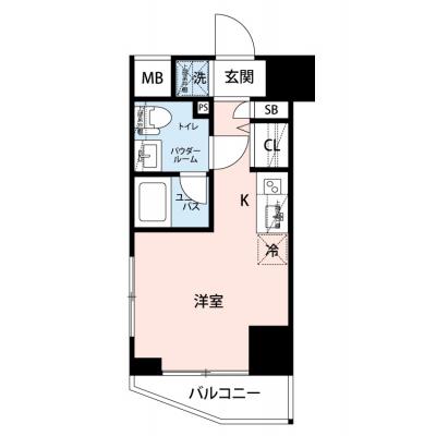 【🎉初期費用オフ｜お得なキャンペーン】【禁煙🚭/Wi-Fi無料🌐】マイナビSTAY横浜大通り公園　605の物件間取り図