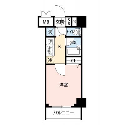 【🌿快適シーズン引越し応援キャンペーン🏡🌈】【禁煙🚭/テレワークに最適🌟無料高速Wi-Fi使い放題🎧】マイナビSTAY渋谷神泉町　315の物件間取り図
