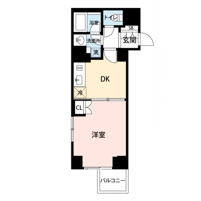 【🎉初期費用オフ｜お得なキャンペーン】【禁煙🚭/Wi-Fi無料🌐】マイナビSTAYオハナ南青山　201の物件間取り図