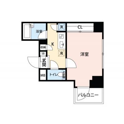 【🌈🍀初夏のお得キャンペーン開催🍀🌈】【禁煙🚭】マイナビSTAYミライエ銀座一丁目　504の物件間取り図