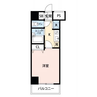 【🌿快適シーズン引越し応援キャンペーン🏡🌈】【禁煙🚭/テレワークに最適🌟無料高速Wi-Fi使い放題🎧】マイナビSTAYアクロス中目黒　301の物件間取り図