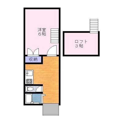 【ラポール近見】けやき通り近く、ロフトつき♪の物件間取り図