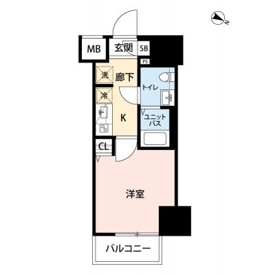 【✨🌅❄年末年始大感謝祭❄🌅✨】【禁煙🚭/Wi-Fi無料🌐】マイナビSTAYモダンテラス青砥　306の物件間取り図