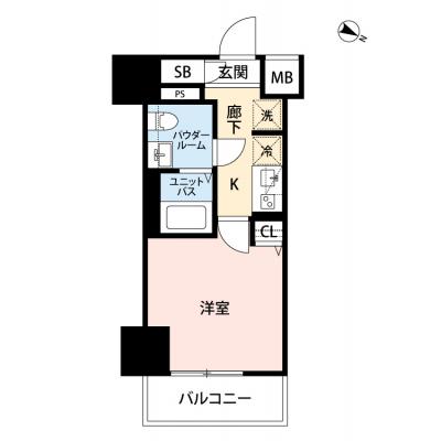 【🍂!期間限定ほっと価格！🍂】【禁煙🚭/Wi-Fi無料🌐】マイナビSTAYモダンテラス青砥　413の物件間取り図