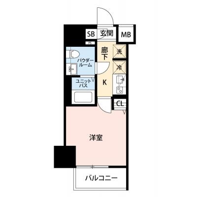 【🍧夏のクールダウン価格！🍧】【禁煙🚭/Wi-Fi無料🌐】マイナビSTAYモダンテラス青砥　415の物件間取り図