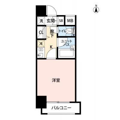 【🌿快適シーズンの引越し応援キャンペーン🏡🌈】【禁煙🚭/Wi-Fi無料🌐】マイナビSTAYミライエ新妻恋坂　501の物件間取り図
