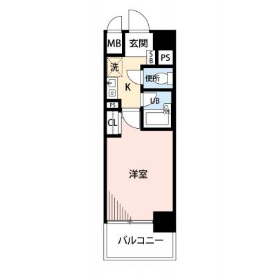 【60日以上の利用でお得🌈】【禁煙🚭/Wi-Fi無料🌐】マイナビSTAY本町　1009の間取り図