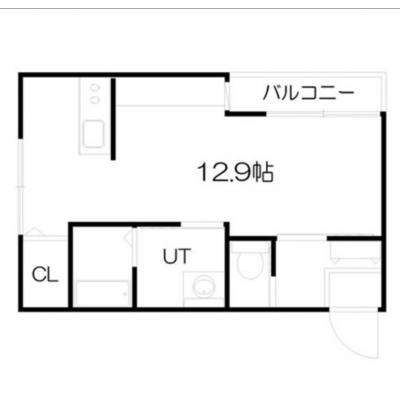 POROKARI苗穂駅前/テレワーク/一坪バス/ネット無料の物件間取り図