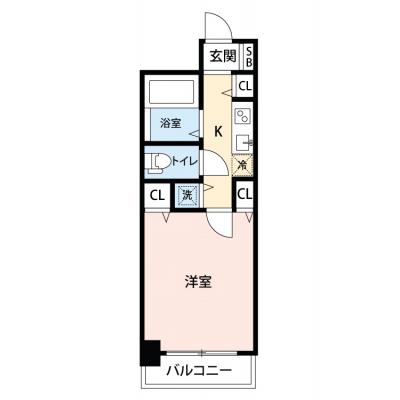 【🌸心機一転🌸春の引越し応援キャンペーン🏡🌷】【禁煙🚭/テレワークに最適🌟無料高速Wi-Fi使い放題🎧】マイナビSTAY日本橋浜町　505の物件間取り図