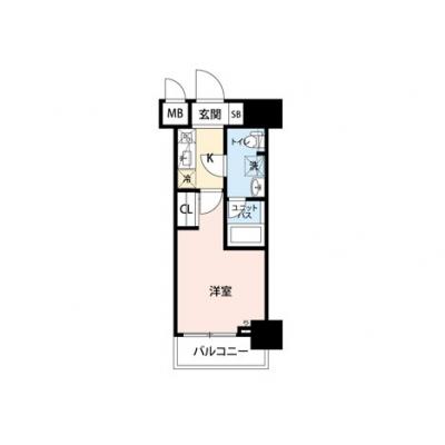 【🌈🍀初夏のお得キャンペーン開催🍀🌈】【禁煙🚭】マイナビSTAY北千住　604の物件間取り図