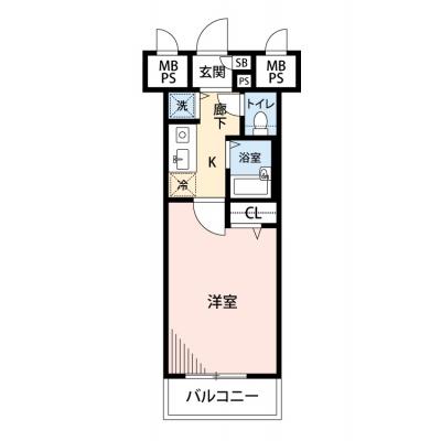 【🎉初期費用オフ｜お得なキャンペーン】【禁煙🚭/Wi-Fi無料🌐】マイナビSTAYミライエ芝公園　705の物件間取り図