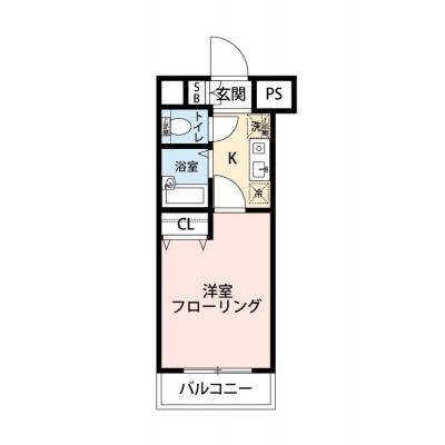 【🍧夏のクールダウン価格！🍧】【禁煙🚭/Wi-Fi無料🌐】マイナビSTAYミライエ三軒茶屋2丁目　602の物件間取り図