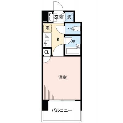 【🎉初期費用オフ｜お得なキャンペーン】【禁煙🚭/Wi-Fi無料🌐】マイナビSTAYミライエ芝3丁目　403の物件間取り図