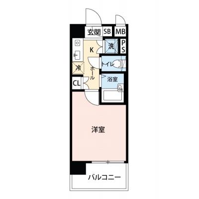 【🍧夏のクールダウン価格！🍧】【禁煙🚭/Wi-Fi無料🌐】マイナビSTAYミライエ水道橋　304の物件間取り図