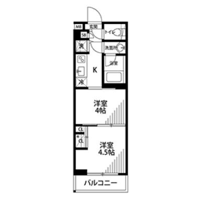 ◆アットイン西池袋1　『アットイン公式WEBサイトなら空室状況を検索｜かんたん予約🔍＜24時間受付中！＞』の物件間取り図