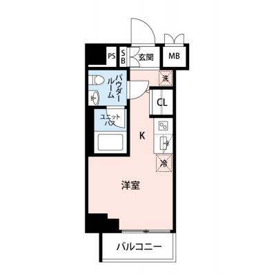 【🌿快適シーズン引越し応援キャンペーン🏡🌈】【禁煙🚭/テレワークに最適🌟無料高速Wi-Fi使い放題🎧】マイナビSTAY新綱島　406の物件間取り図