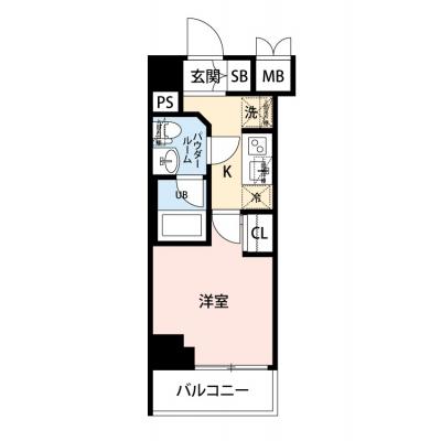 【🍧夏のクールダウン価格！🍧】【禁煙🚭/Wi-Fi無料🌐】マイナビSTAY新綱島　501の物件間取り図