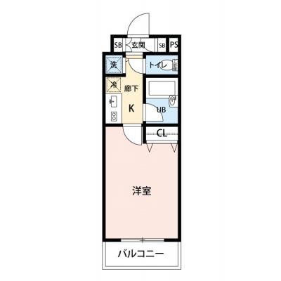 【🌿快適シーズンの引越し応援キャンペーン🏡🌈】【禁煙🚭/Wi-Fi無料🌐】マイナビSTAYミライエ西新宿五丁目駅　502の物件間取り図