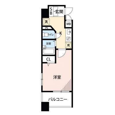 【🌿快適シーズン引越し応援キャンペーン🏡🌈】【禁煙🚭/テレワークに最適🌟無料高速Wi-Fi使い放題🎧】マイナビSTAYインペリアル銀座　207の物件間取り図