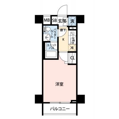 【🌿快適シーズンの引越し応援キャンペーン🏡🌈】【禁煙🚭/テレワークに最適🌟無料高速Wi-Fi使い放題🎧】マイナビSTAY横濱山手　404の物件間取り図