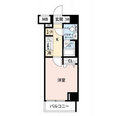【🌿快適シーズンの引越し応援キャンペーン🏡🌈】【禁煙🚭/テレワークに最適🌟無料高速Wi-Fi使い放題🎧】マイナビSTAY横濱山手　405の物件間取り図