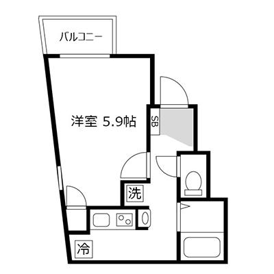 アットイン津田沼1　『アットイン公式WEBサイトなら空室状況を検索｜かんたん予約🔍＜24時間受付中！＞』の物件間取り図