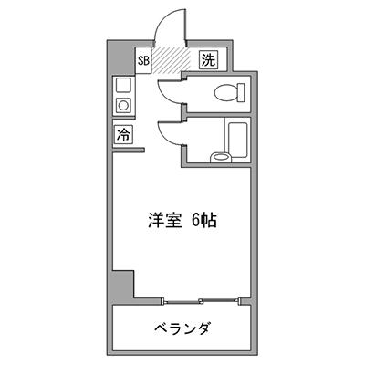 アットイン飯田橋4　『アットイン公式WEBサイトなら空室状況を検索｜かんたん予約🔍＜24時間受付中！＞』の物件間取り図