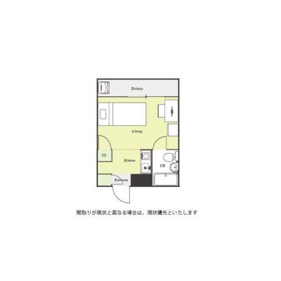 ●2026年1月29日から入居可●ユニオンマンスリー朝霞４　101　1R・シングル☆◆インターネット固定回線（有線・Wi-Fi）無料の部屋◆東洋大学まで徒歩で通学可能！の間取り図