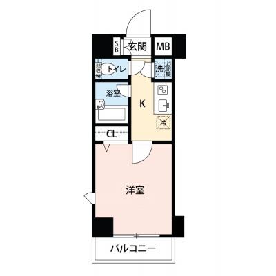 【🌿快適シーズン引越し応援キャンペーン🏡🌈】【禁煙🚭/テレワークに最適🌟無料高速Wi-Fi使い放題🎧】マイナビSTAYミライエ恵比寿東　603の物件間取り図