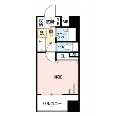 【🎍年末年始大感謝祭🎍】【禁煙🚭/Wi-Fi無料🌐】マイナビSTAYミライエ月島　905の物件間取り図