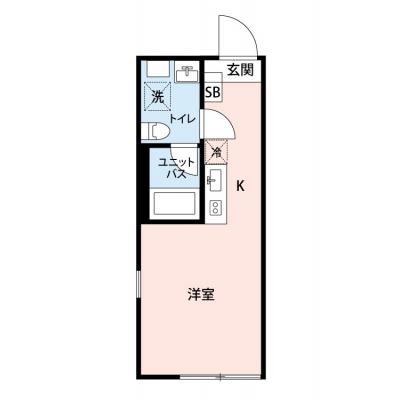 【✨🌅❄年末年始大感謝祭❄🌅✨】【禁煙🚭/Wi-Fi無料🌐】マイナビSTAYプレジデントハウス平和島　203の間取り図