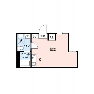 【🍂!期間限定ほっと価格！🍂】【禁煙🚭/Wi-Fi無料🌐】マイナビSTAYプレジデントハウス平和島　401の間取り図