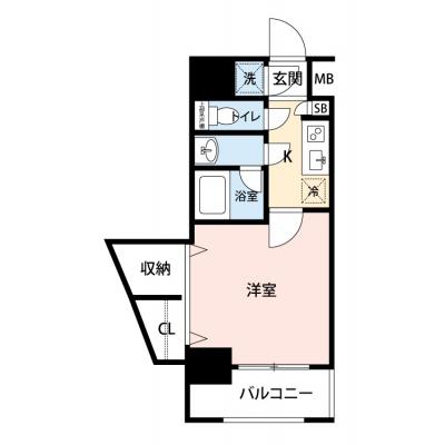 【🌿快適シーズン引越し応援キャンペーン🏡🌈】【禁煙🚭/テレワークに最適🌟無料高速Wi-Fi使い放題🎧】マイナビSTAY虎ノ門フォレスト　211の物件間取り図