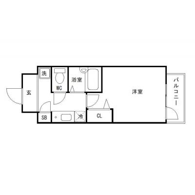 OneLife東麻布ボルドー【▼▼国際医療福祉大学三田病院至近！□バストイレ別】の物件間取り図