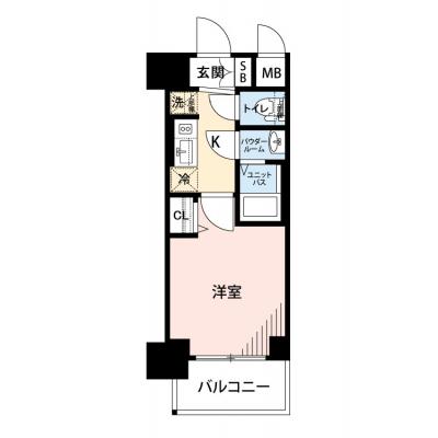 【🌈🍀初夏のお得キャンペーン開催🍀🌈】【禁煙🚭/テレワークに最適🌟無料高速Wi-Fi使い放題🎧】マイナビSTAY新大阪グランクラス　404の間取り図