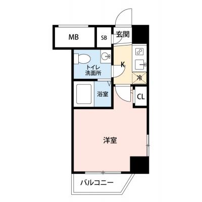 【🍡！秋の大感謝価格！🍡】【禁煙🚭/Wi-Fi無料🌐】マイナビSTAY本町ルフレ　912の間取り図