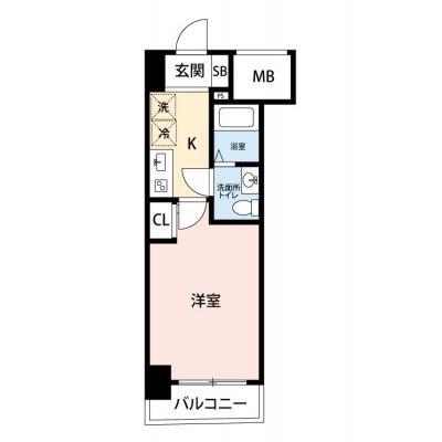 【🍡！秋の大感謝価格！🍡】【禁煙🚭/Wi-Fi無料🌐】マイナビSTAY本町ルフレ　1006の物件間取り図