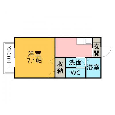 ＡＣＯ寺横町　⭐インターネット利用料無料⭐の物件間取り図