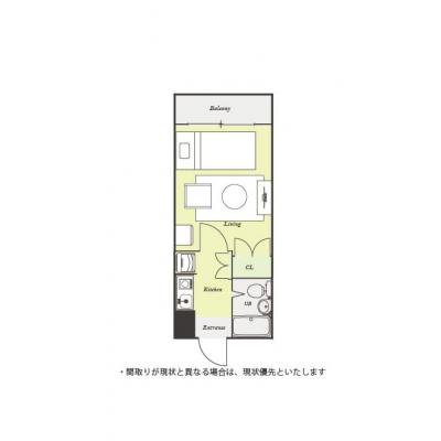 ユニオンマンスリー東大宮コンフォール１　311　1K・シングル☆ゆったりくつろげる快適なソファ付き♪■JR東北本線「東大宮駅」徒歩5分の間取り図