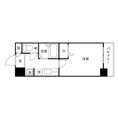 OneLife麻布十番オール【▼▼東京都済生会中央病院至近】の物件間取り図