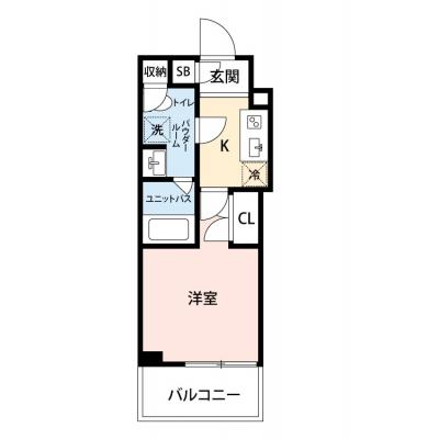 【🎉初期費用オフ｜お得なキャンペーン】【禁煙🚭/Wi-Fi無料🌐】マイナビSTAYボーダー川崎　504の物件間取り図
