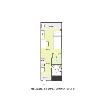 ユニオンマンスリー橋本７　414　1R・シングル☆JR横浜線、相模線、京王相模原線の３路線の利用が可能の間取り図